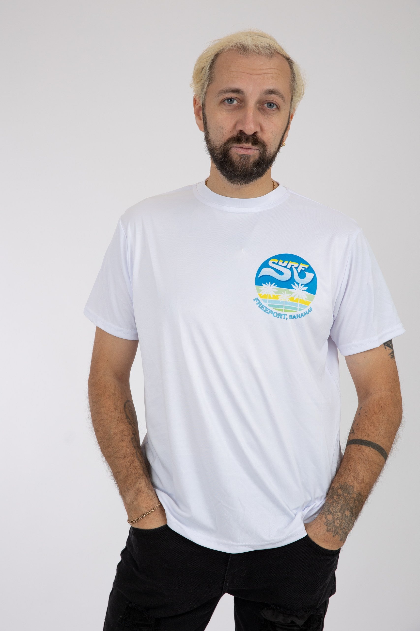 Adult Solid T-Shirts Stark White