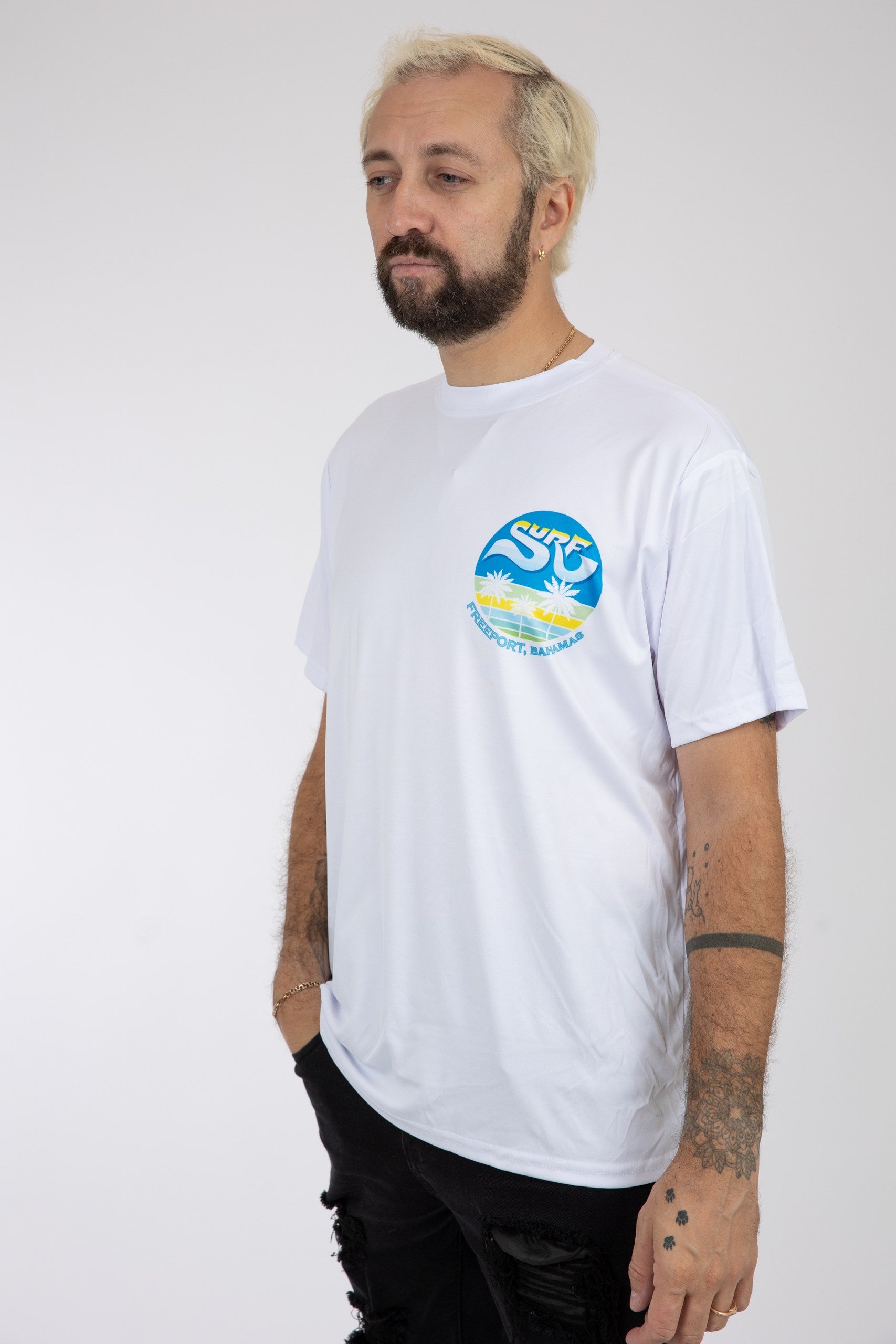 Adult Solid T-Shirts Stark White