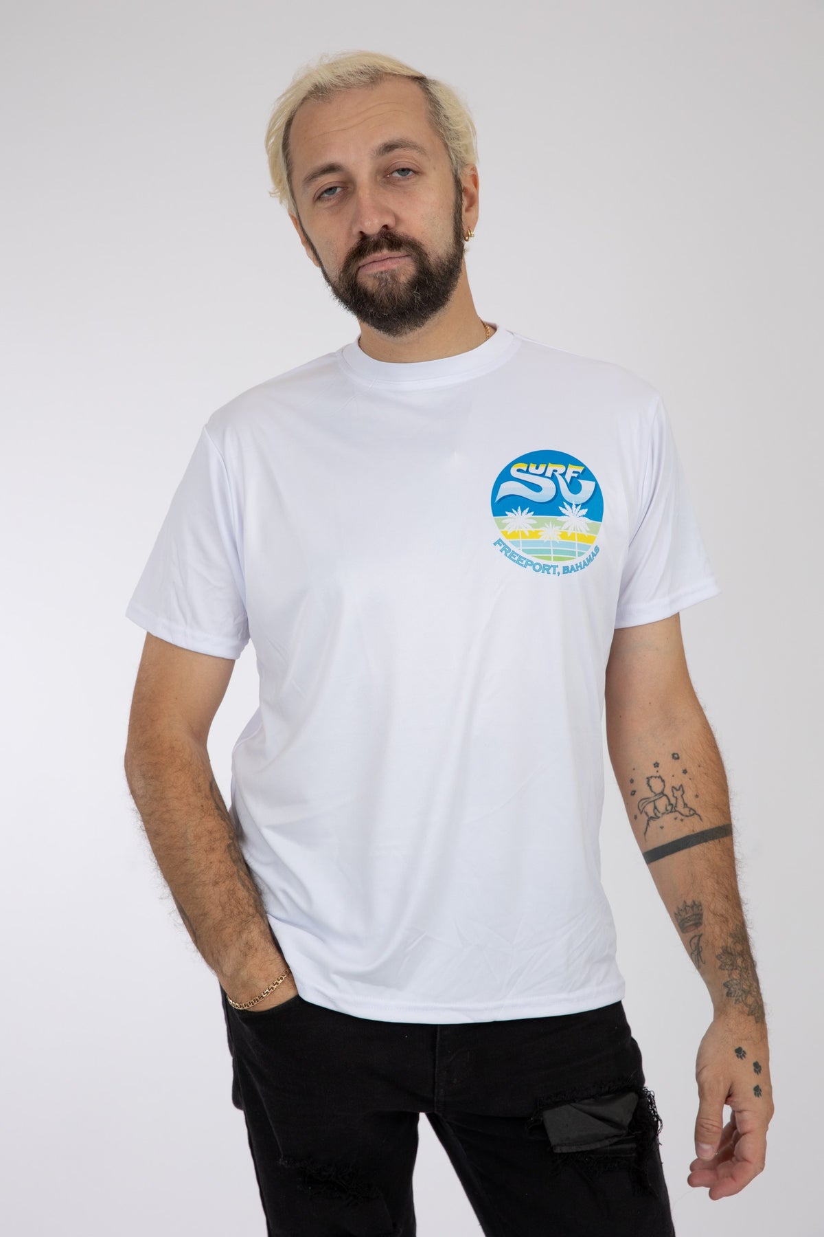 Adult Solid T-Shirts Stark White