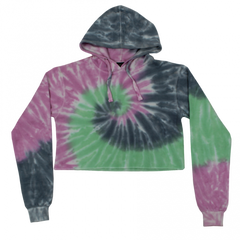 Junior Tie-Dye Croptop Hoodie #503