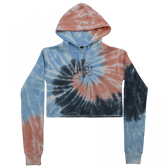 Junior Tie-Dye Croptop Hoodie #505