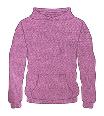 Youth Solid Hoodie Berry H-100