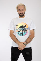 Adult Solid T-shirt Bleached White