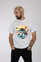 Adult Solid T-shirt Bleached White