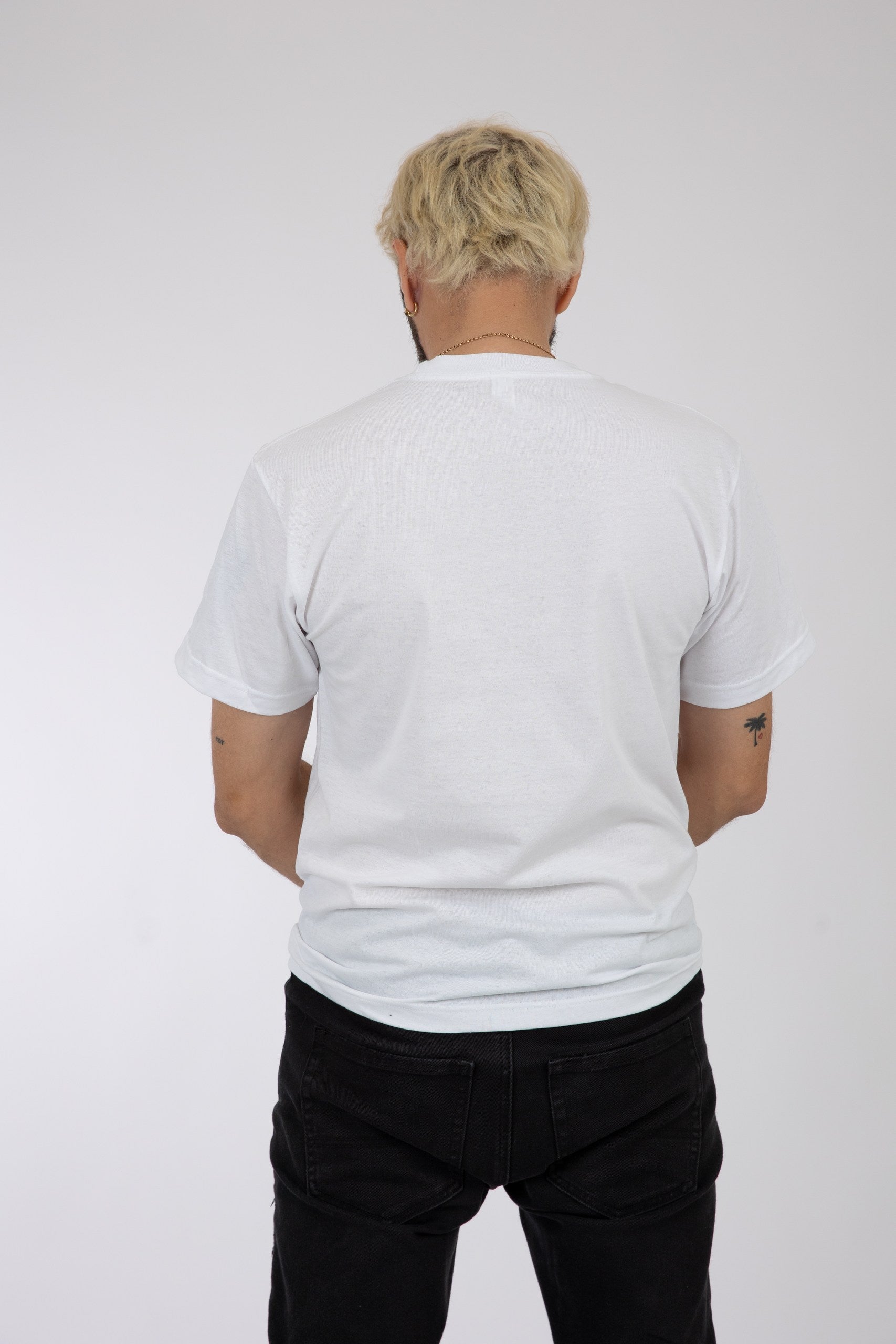Adult Solid T-shirt Bleached White