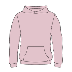 Youth Hoodie Smoke Pink