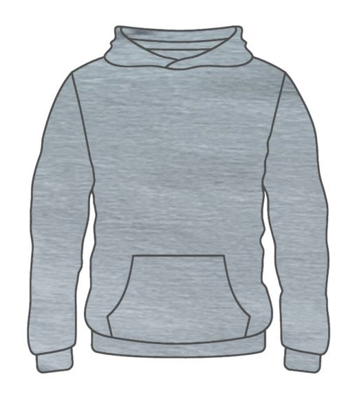 Youth Solid Hoodies Stone H-100