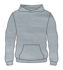Youth Solid Hoodies Stone H-100