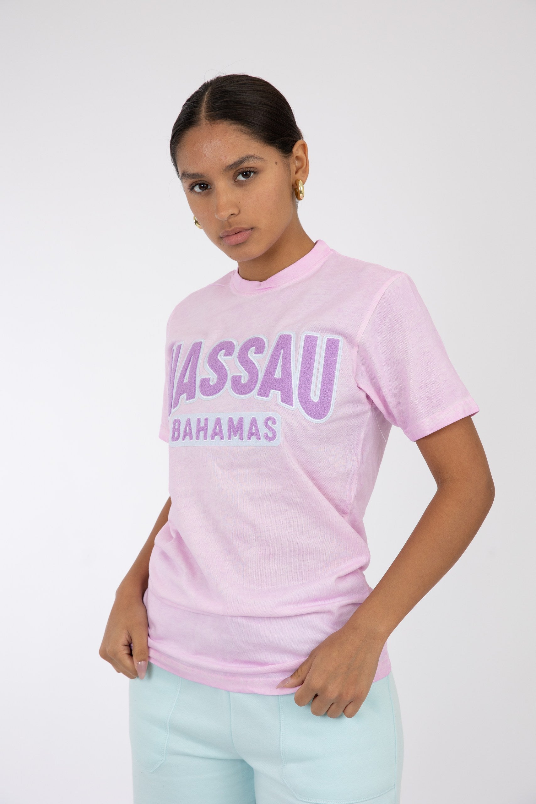 Adult Solid T-shirt Lilac