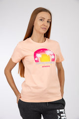 Adult Solid T-shirt Light Peach