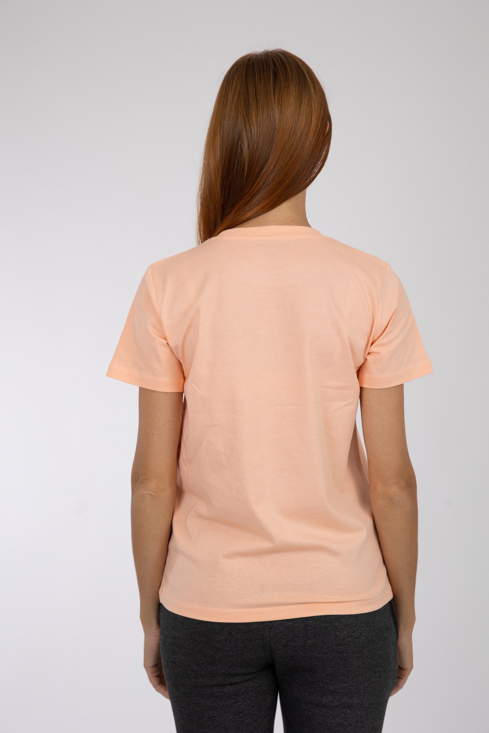 Adult Solid T-shirt Light Peach