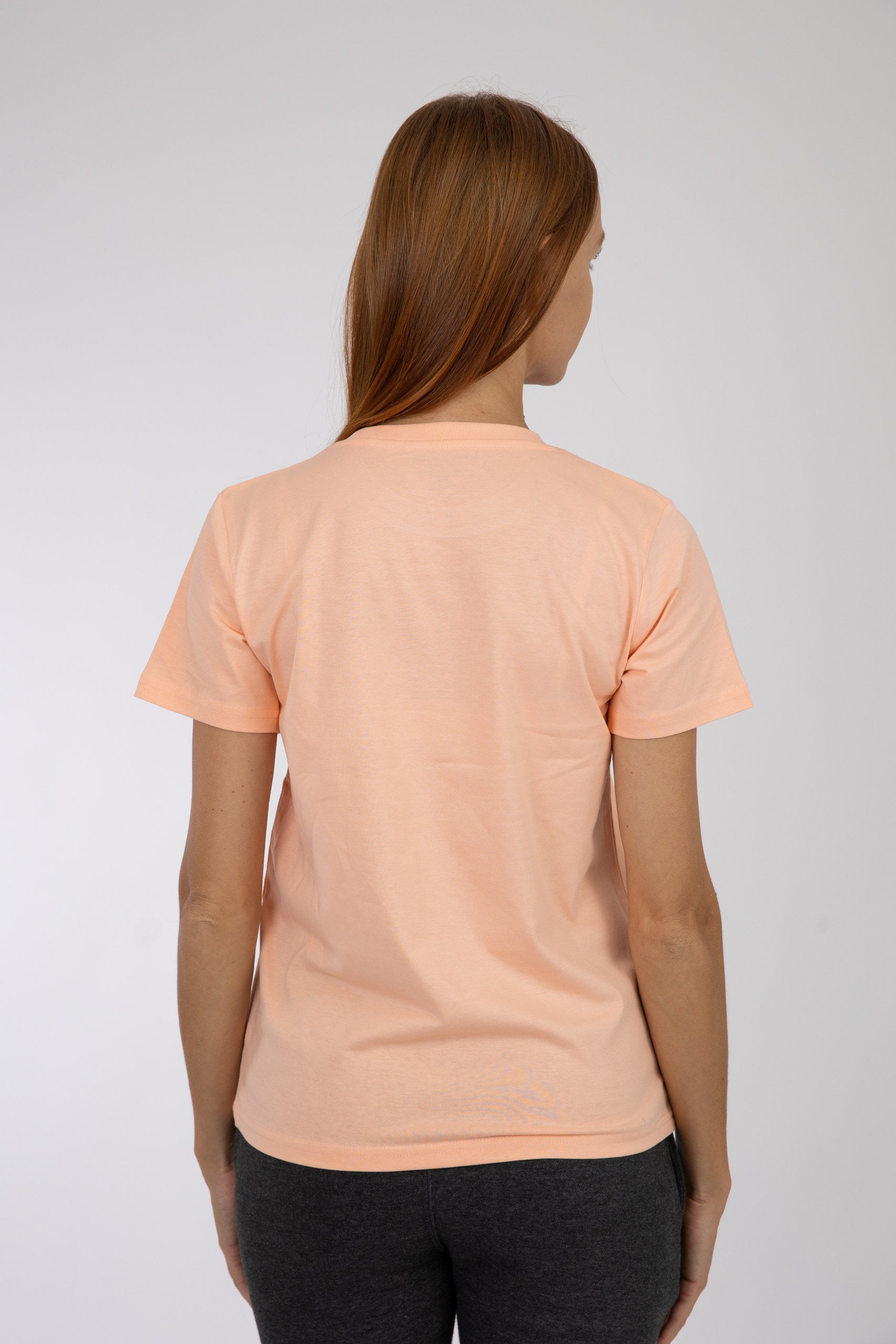 Adult Solid T-shirt Light Peach