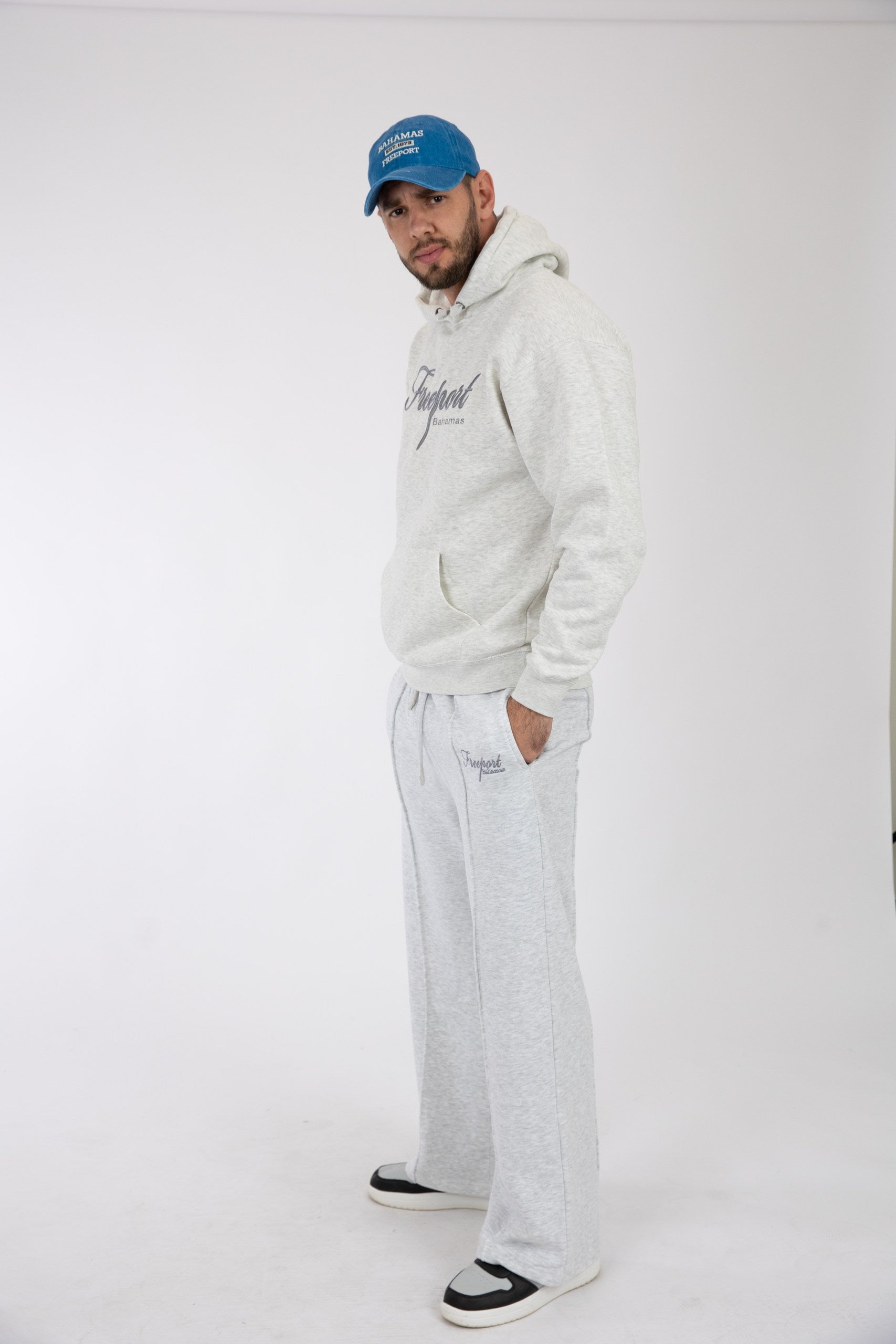 Adult Solid Hoodie Ash Grey