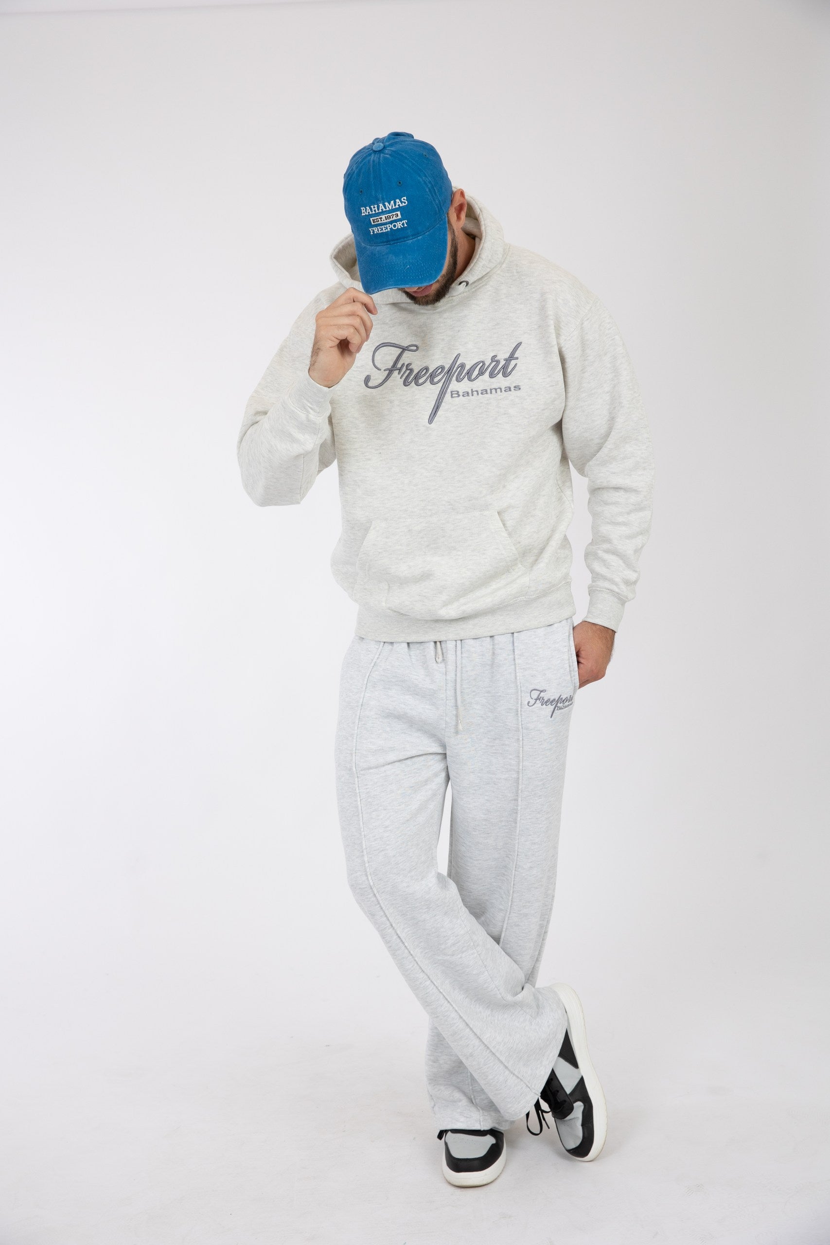 Adult Solid Hoodie Ash Grey