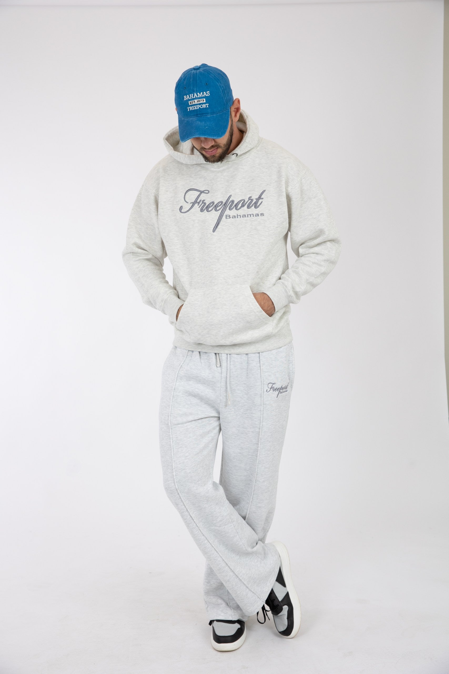 Adult Solid Hoodie Ash Grey