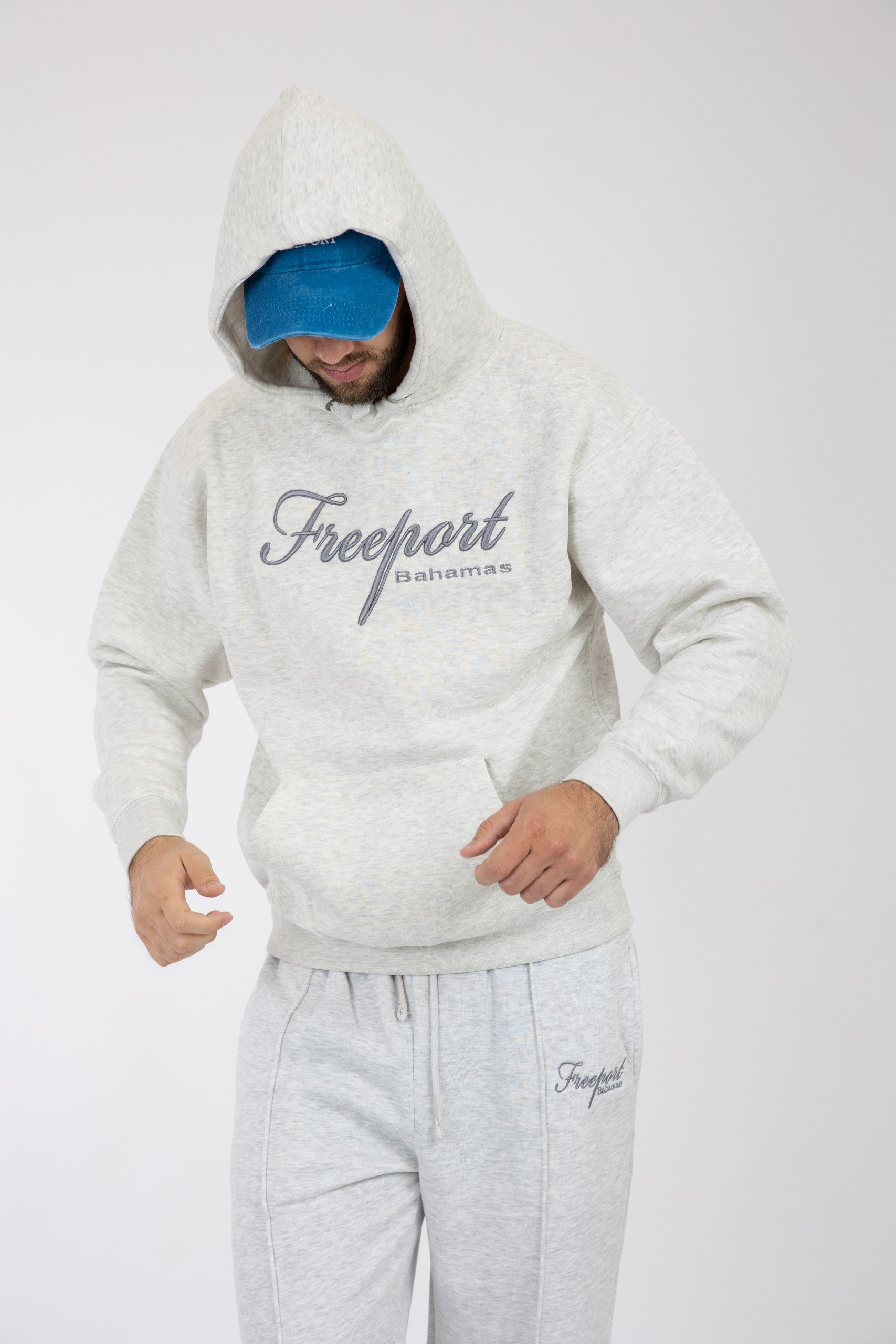 Adult Solid Hoodie Ash Grey