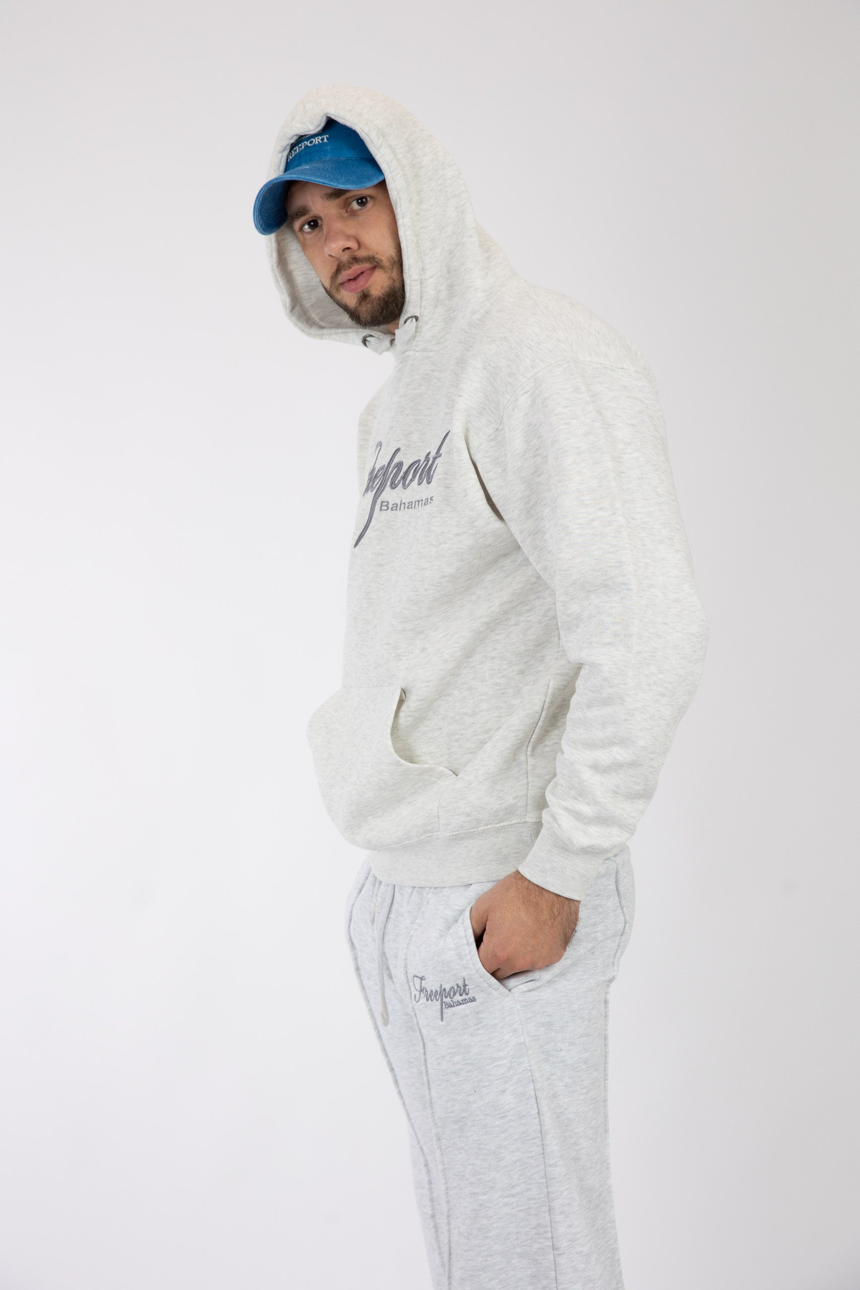 Adult Solid Hoodie Ash Grey