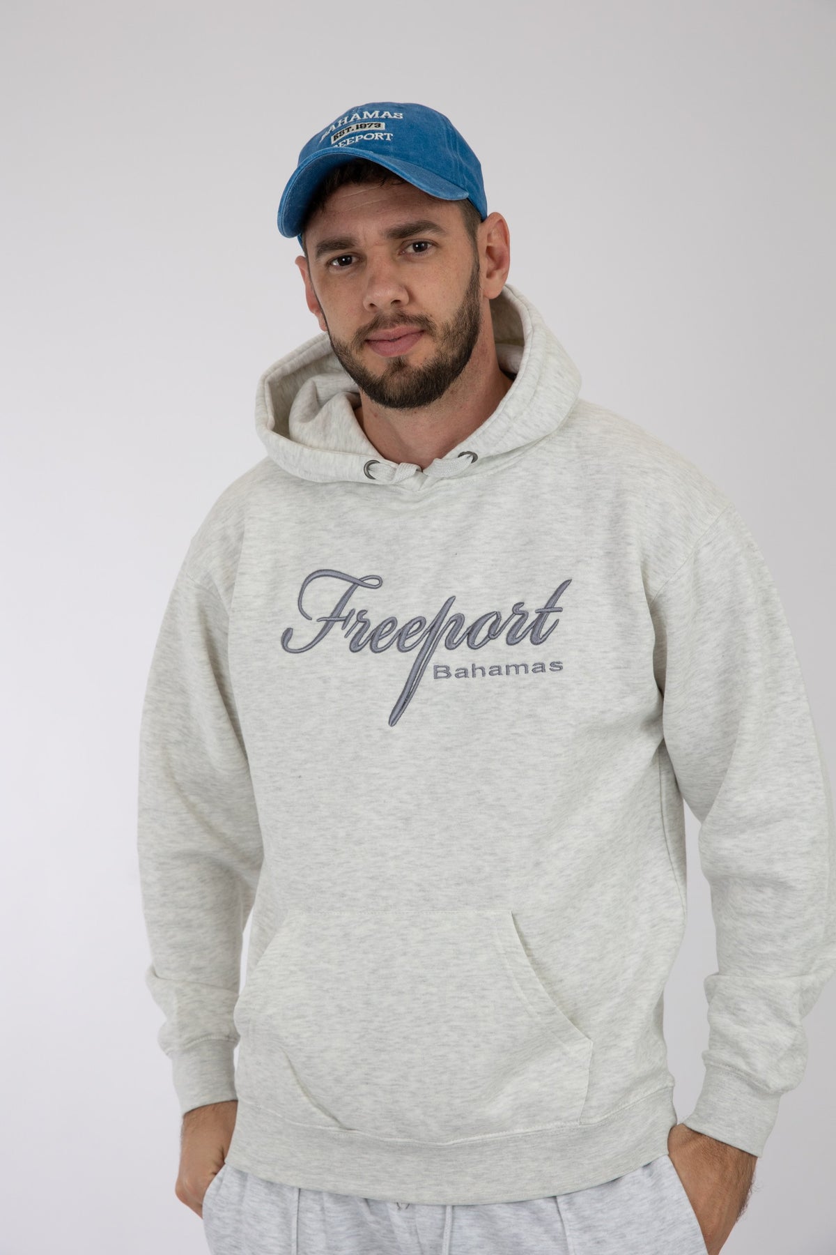 Adult Solid Hoodie Ash Grey