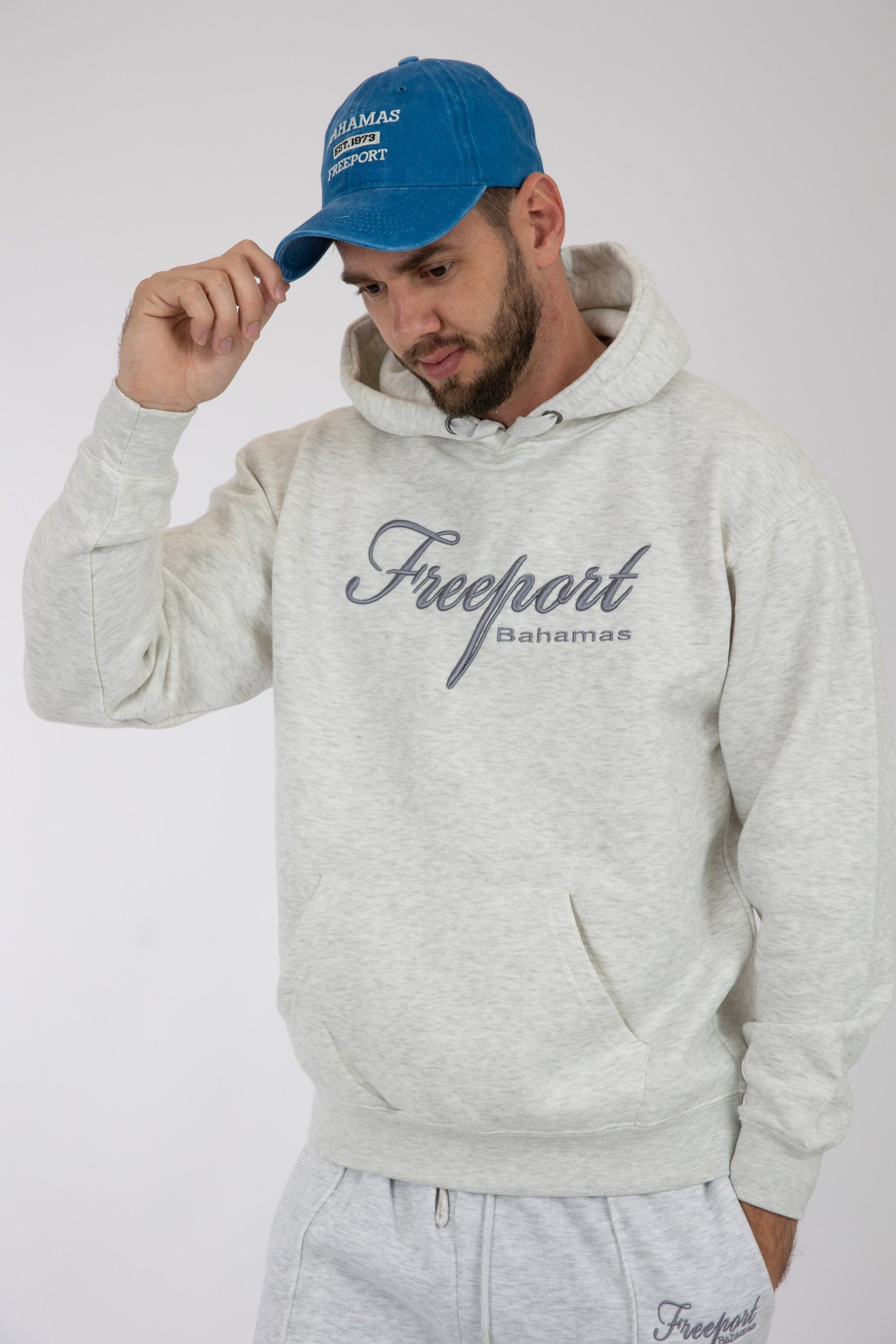 Adult Solid Hoodie Ash Grey