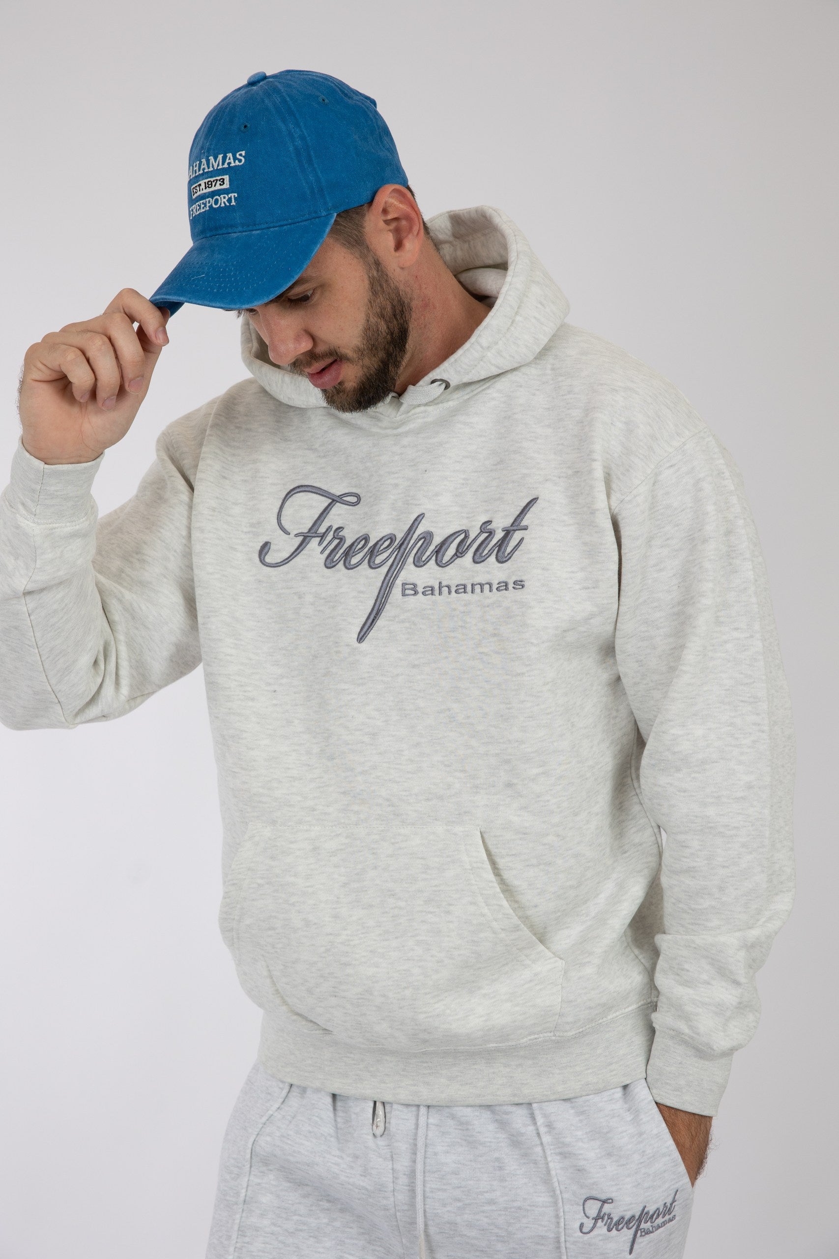 Adult Solid Hoodie Ash Grey