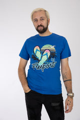 Adult Solid T-Shirts Royal Blue