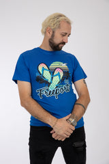 Adult Solid T-Shirts Royal Blue