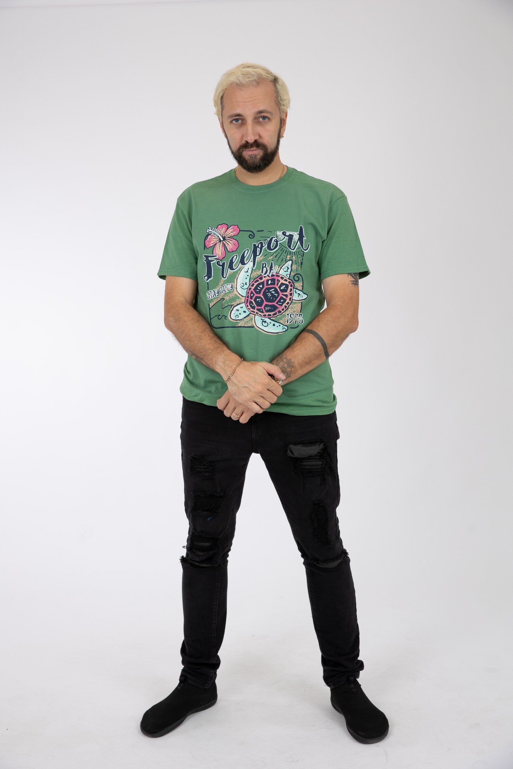 Adult Solid T-Shirts Bay