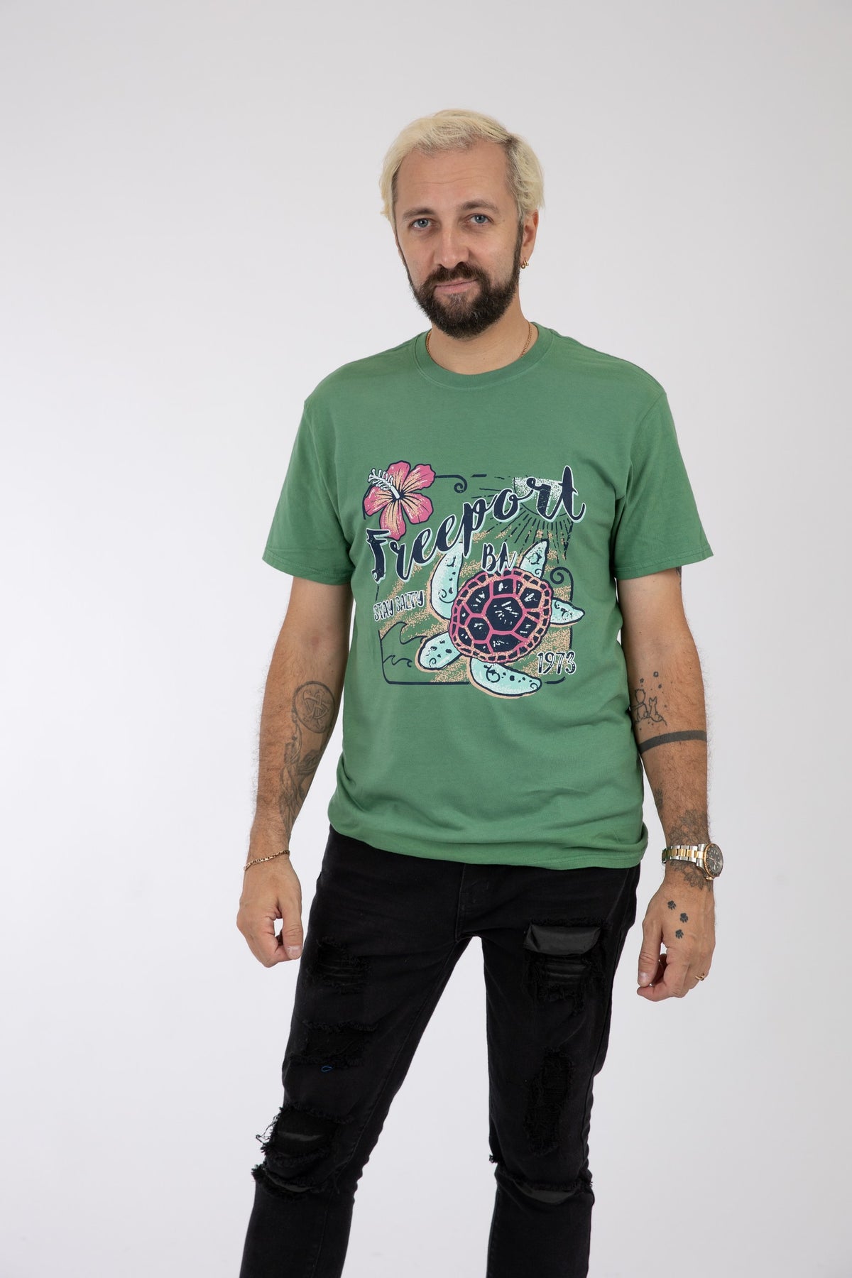 Adult Solid T-Shirts Bay