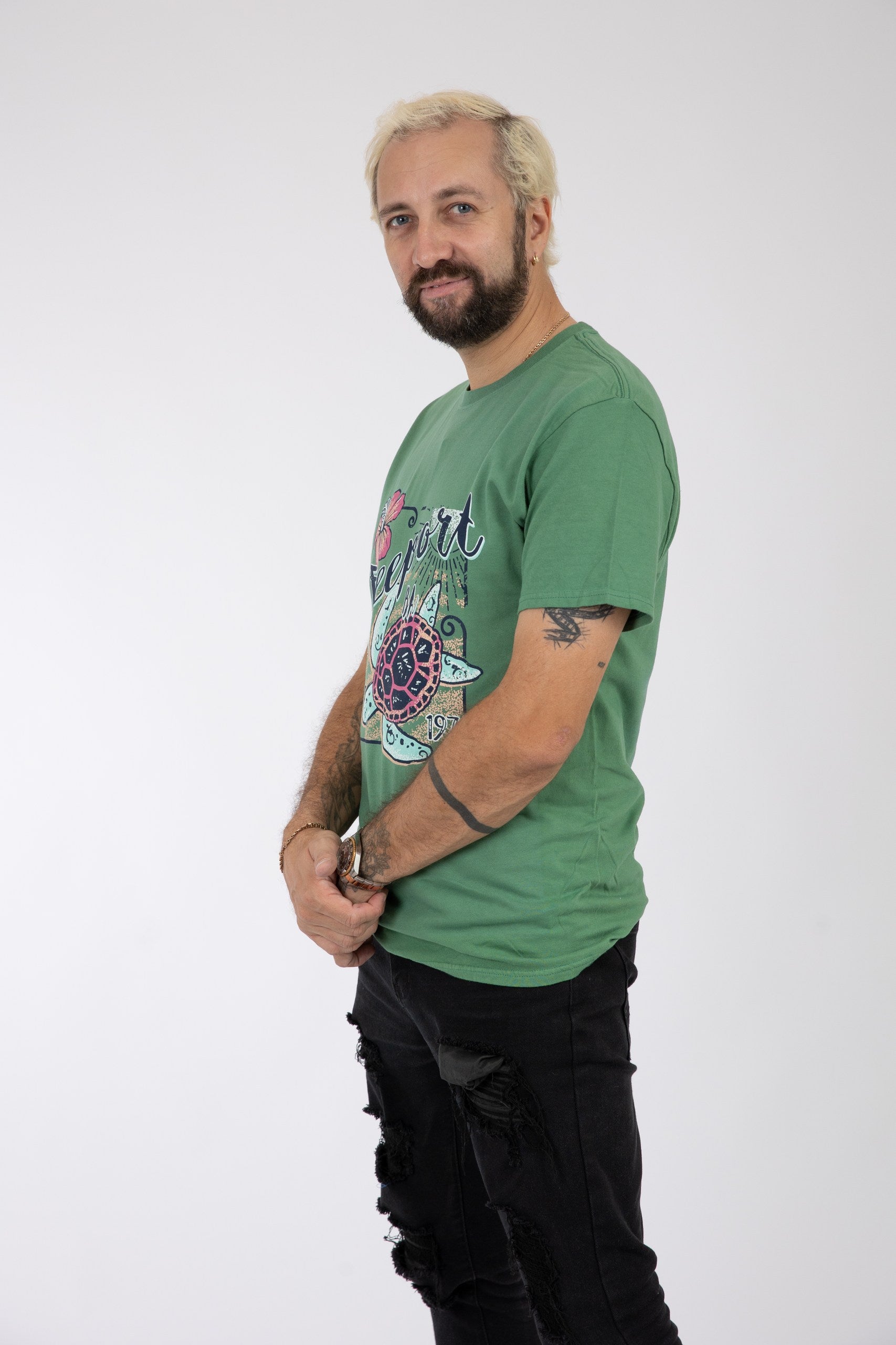 Adult Solid T-Shirts Bay