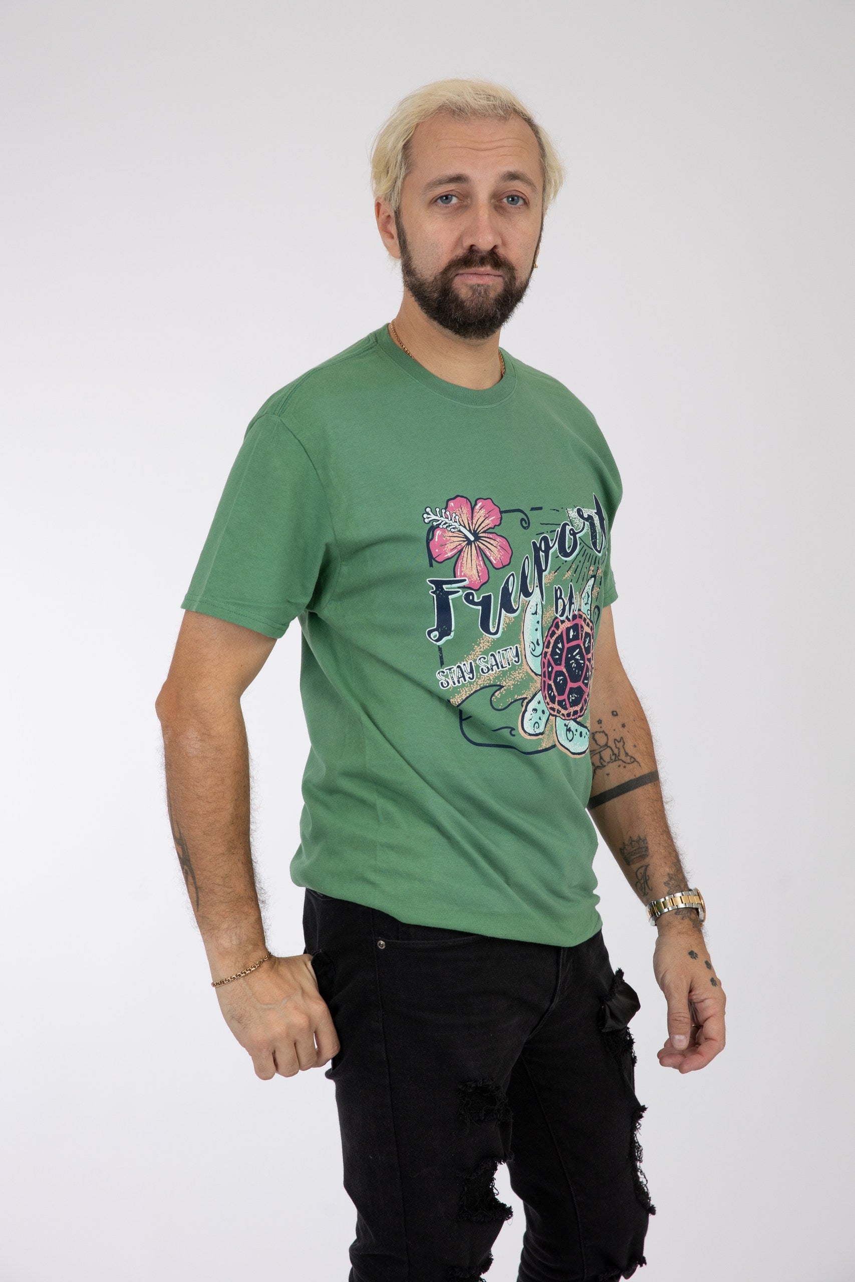 Adult Solid T-Shirts Bay