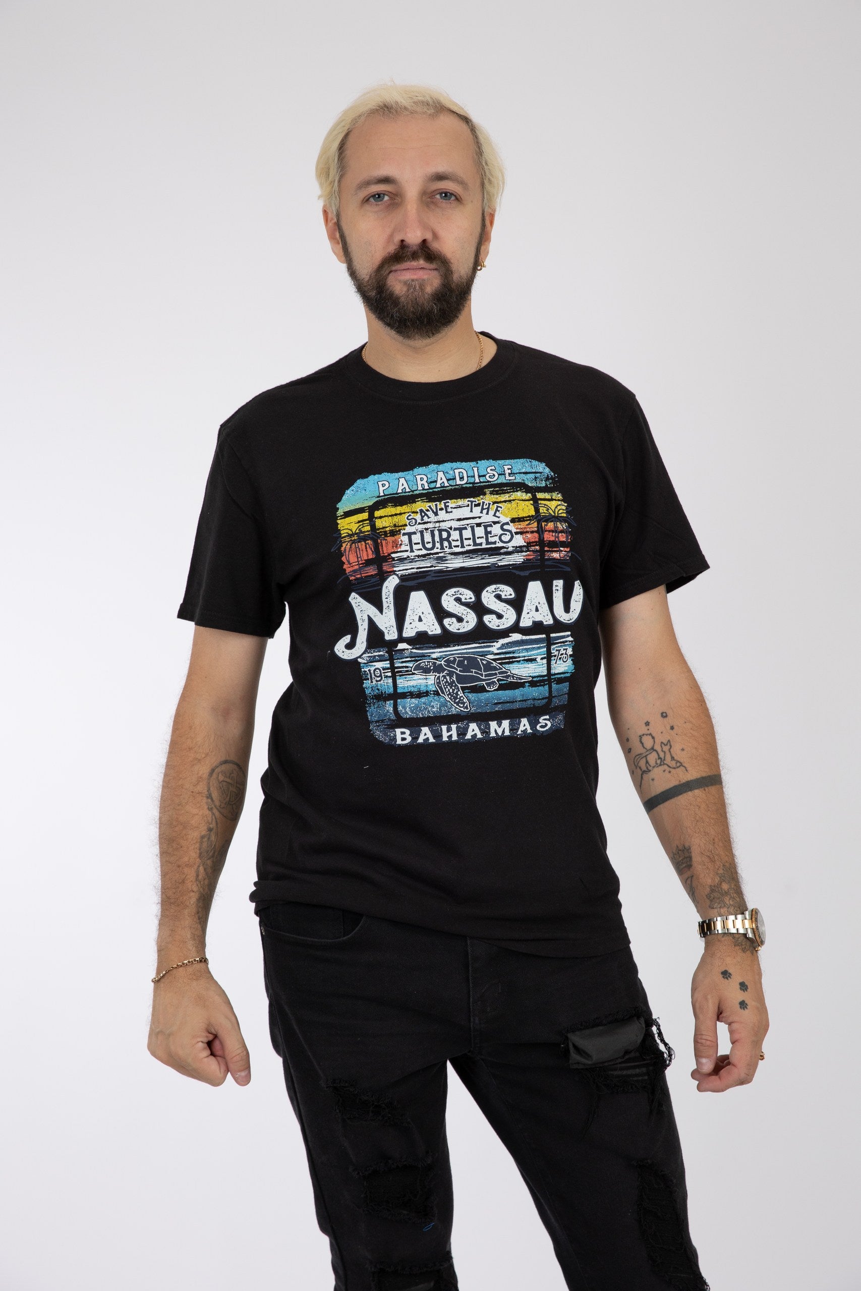 Adult Solid T-Shirts Black