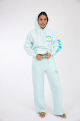 Adult Hoodie Blue Mint