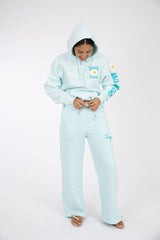 Adult Hoodie Blue Mint