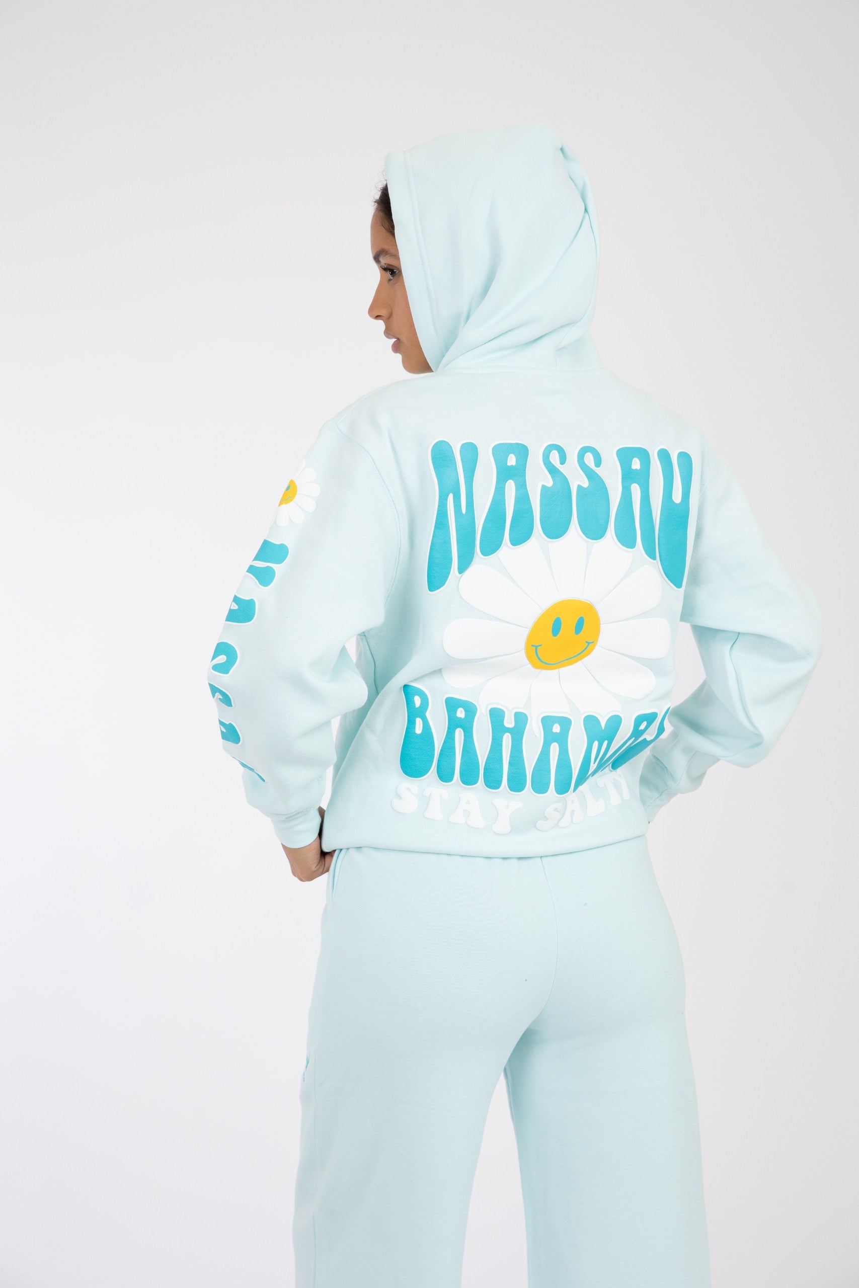 Adult Hoodie Blue Mint