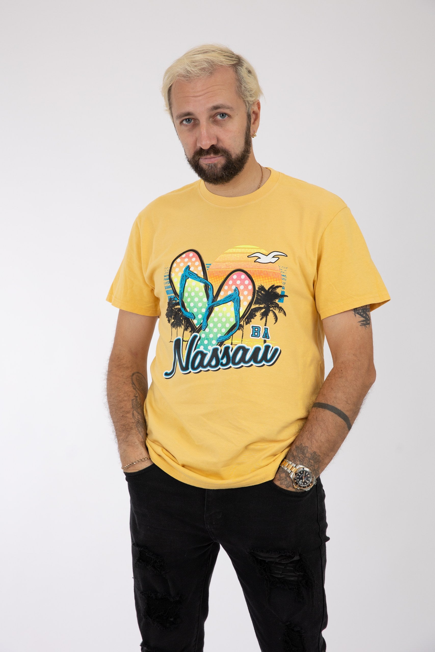 Adult Solid T-shirt Citrus
