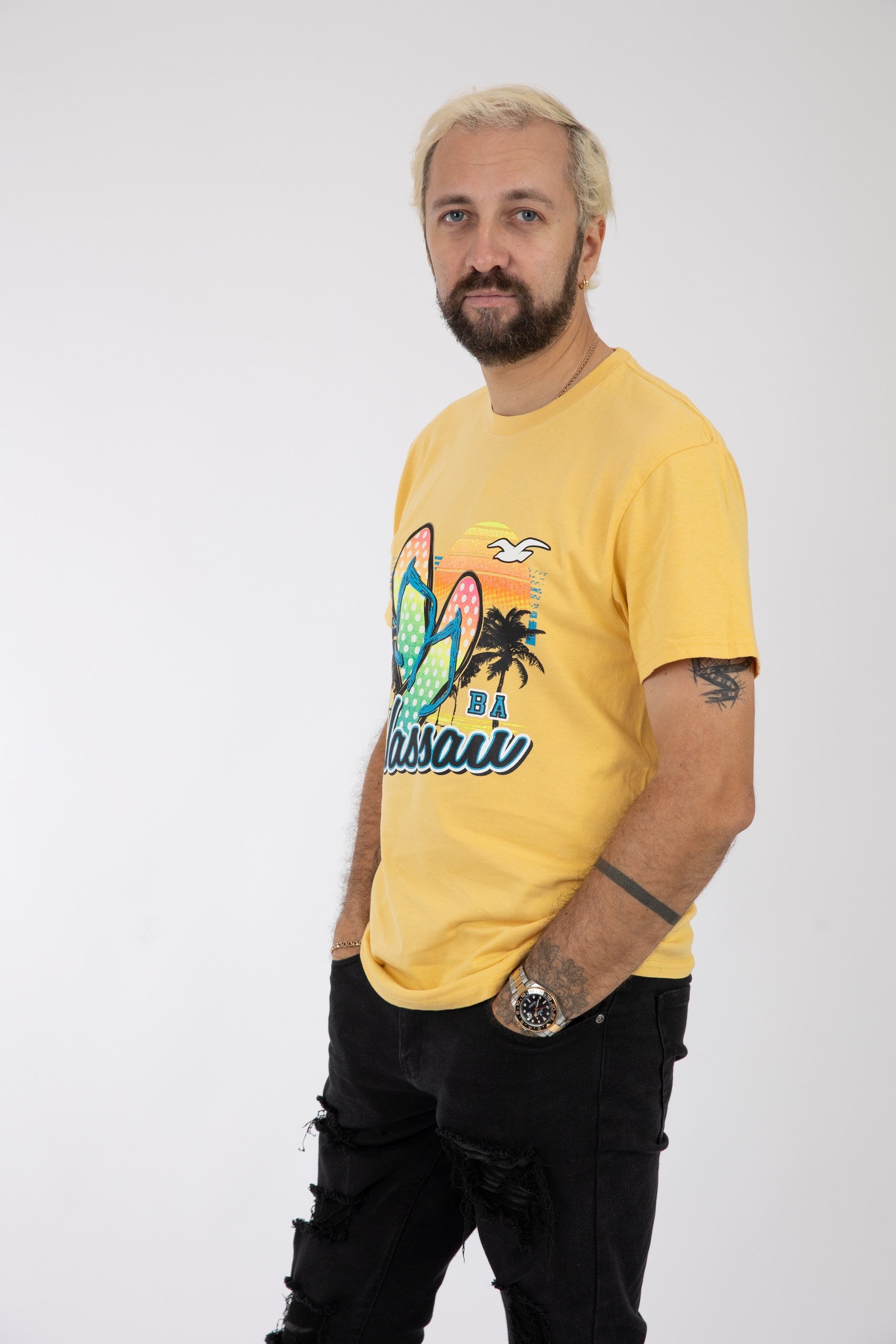 Adult Solid T-shirt Citrus