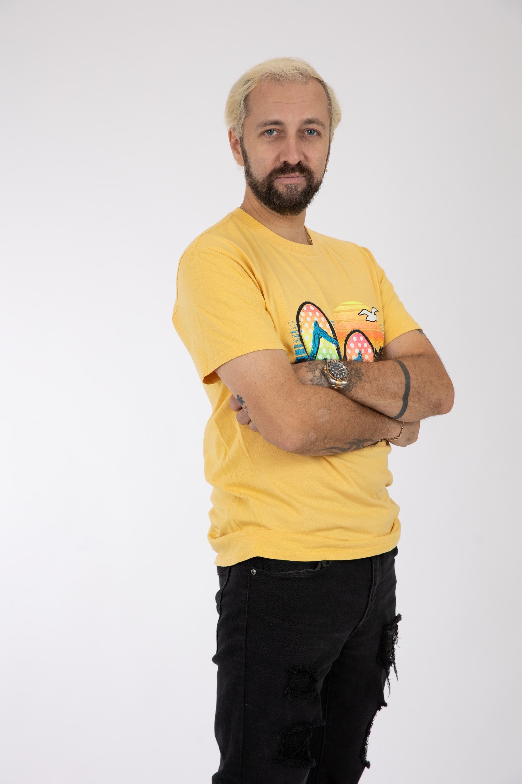 Adult Solid T-shirt Citrus