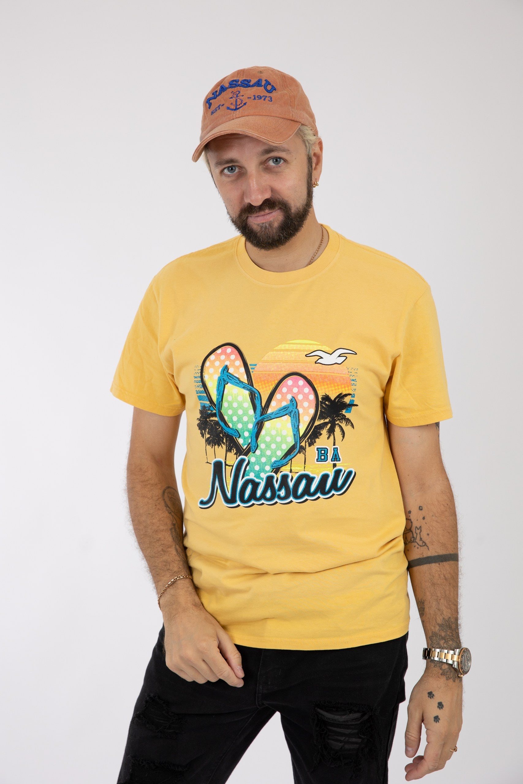 Adult Solid T-shirt Citrus