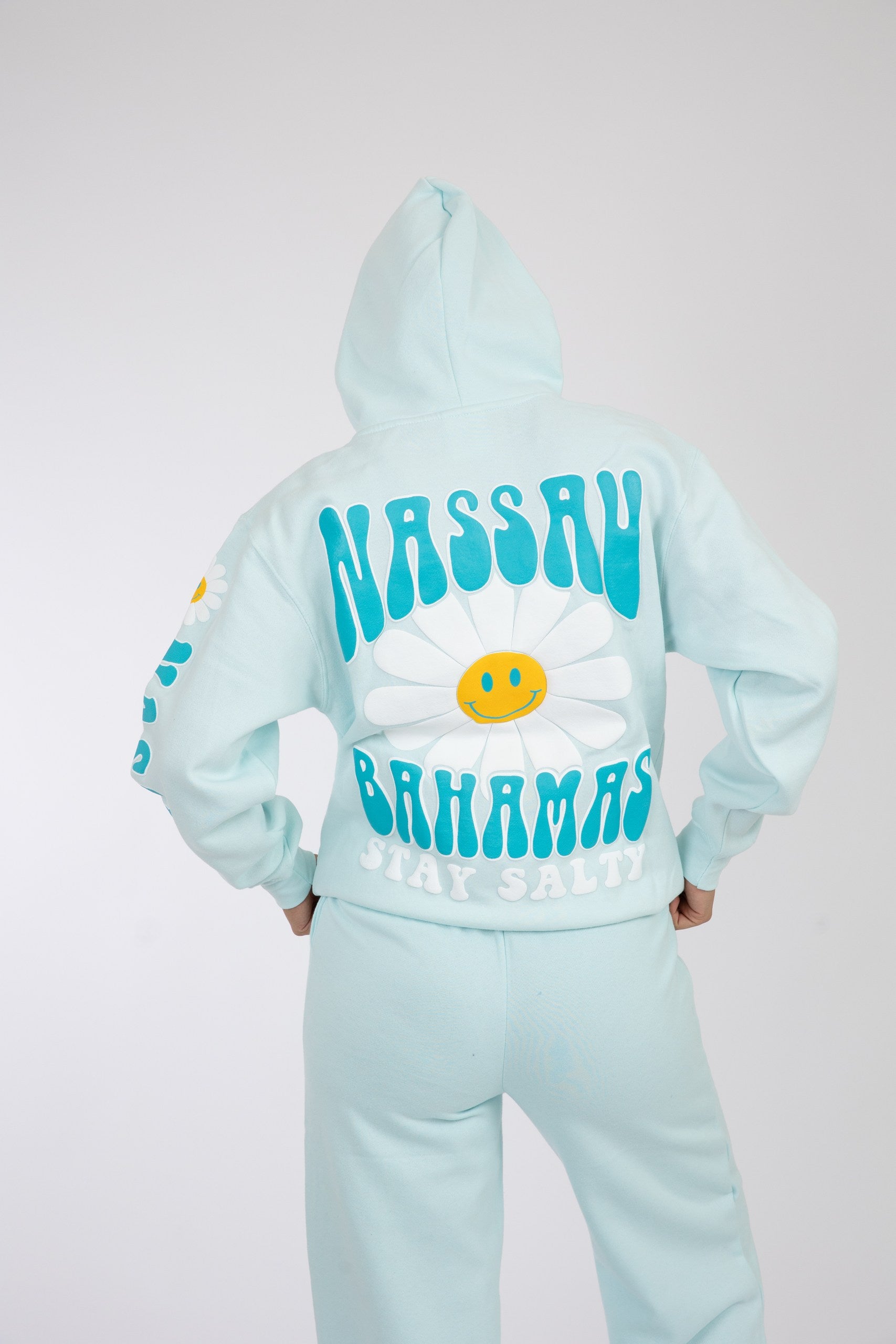 Adult Hoodie Blue Mint