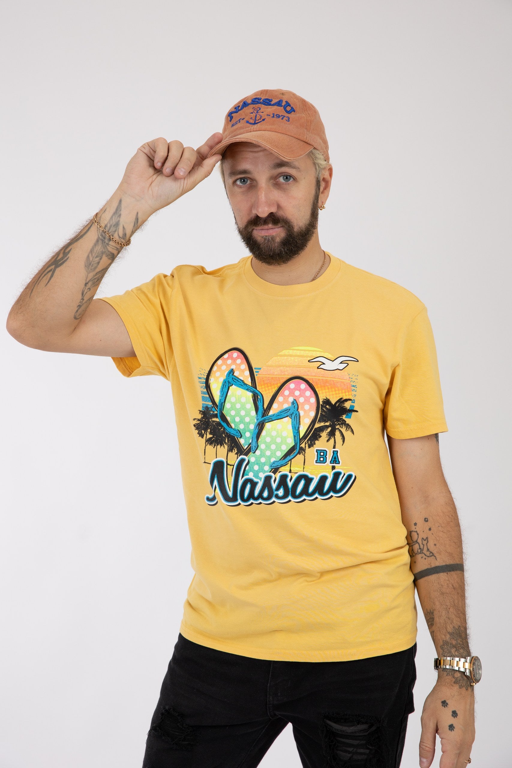 Adult Solid T-shirt Citrus