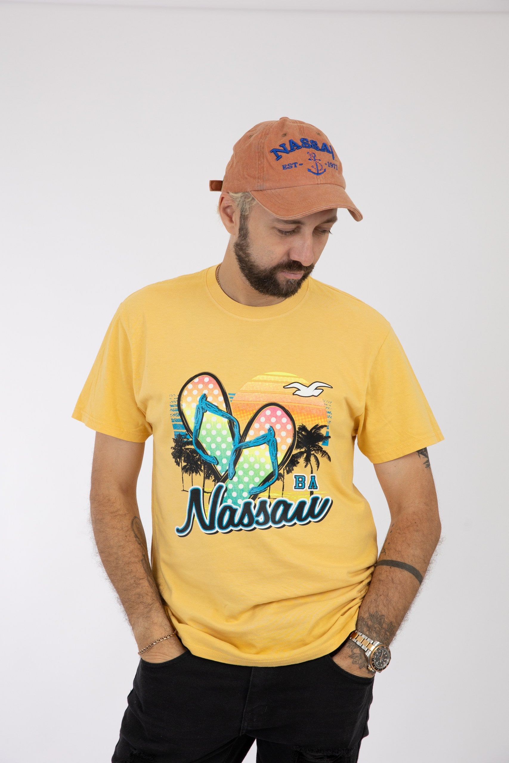 Adult Solid T-shirt Citrus
