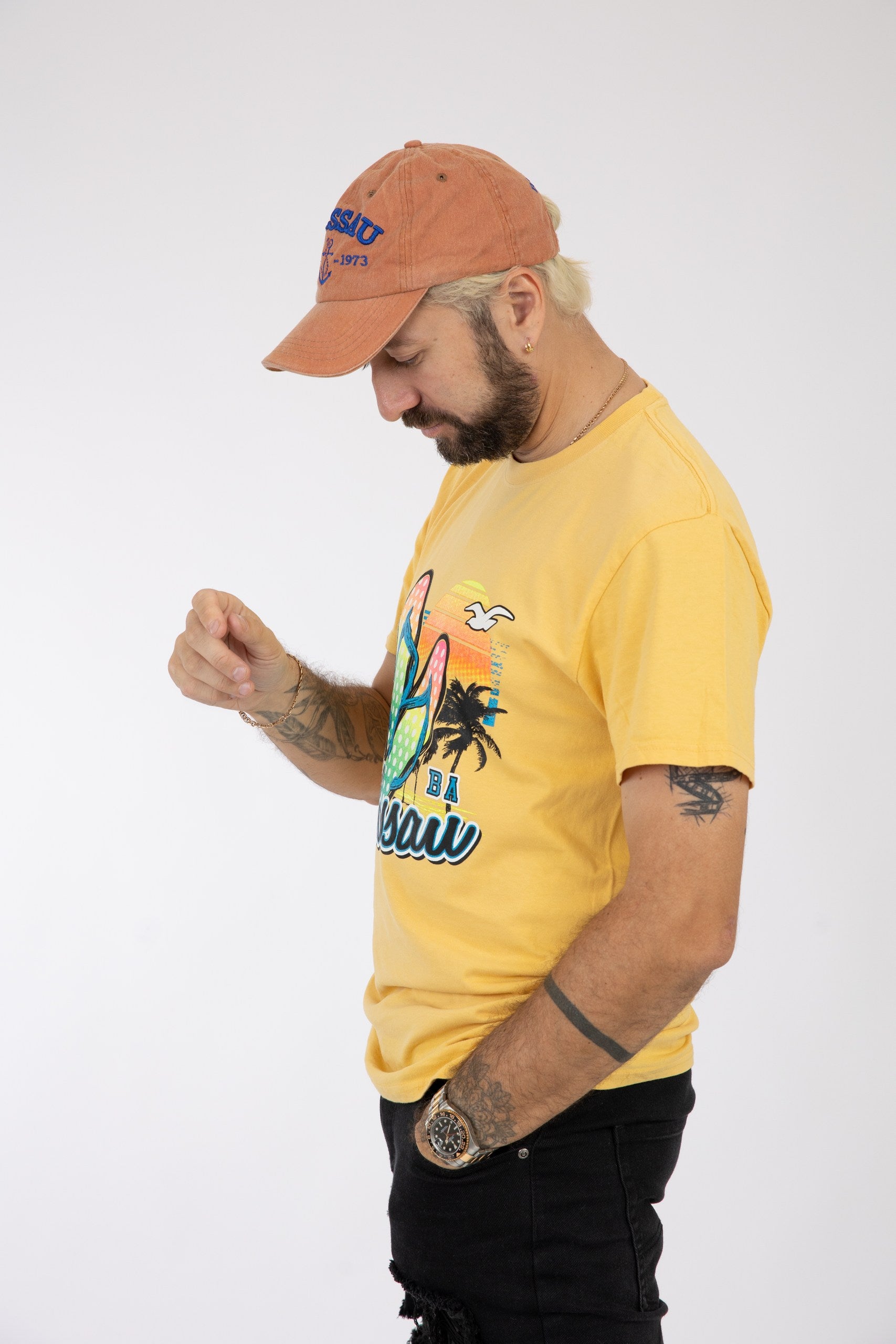 Adult Solid T-shirt Citrus