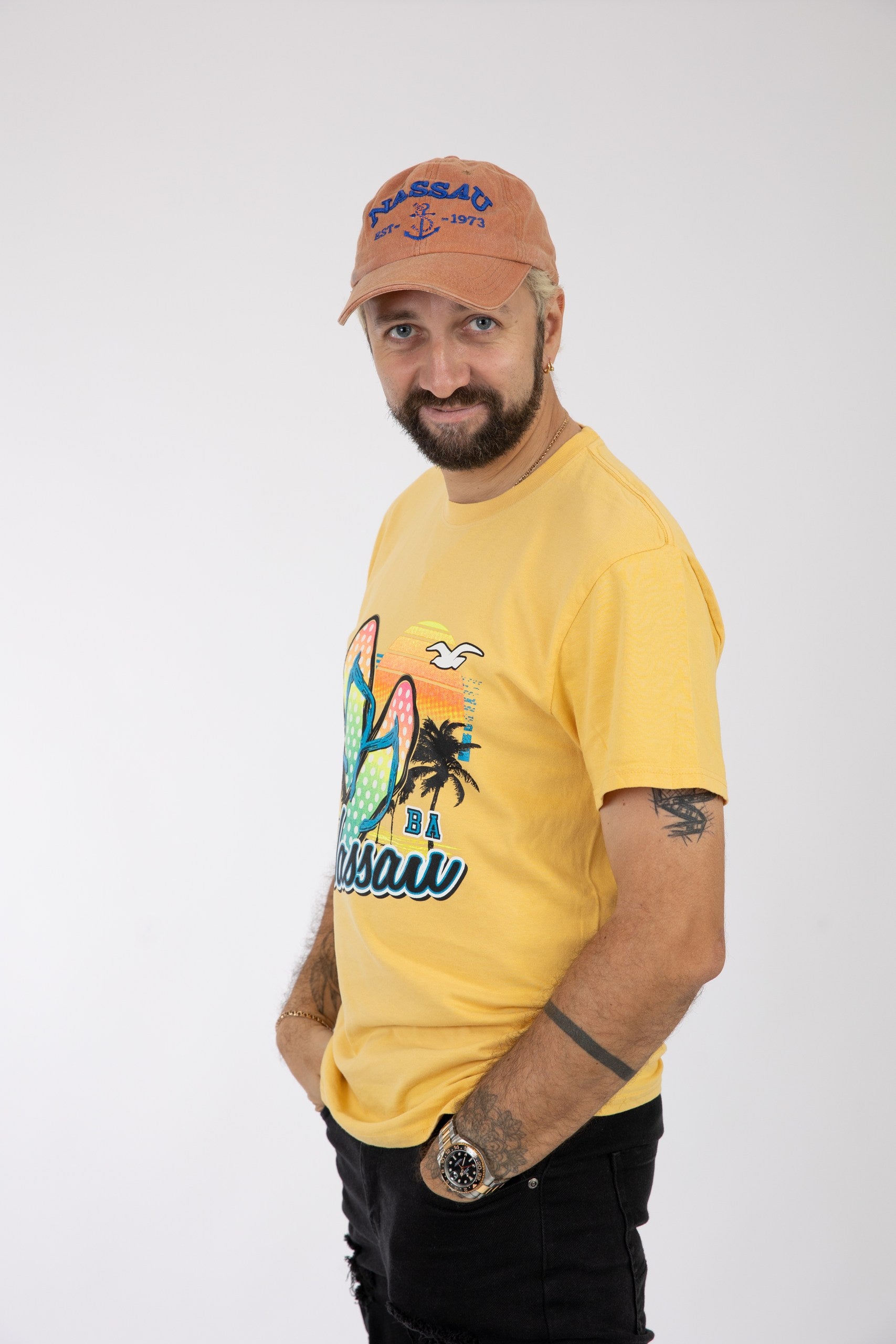 Adult Solid T-shirt Citrus