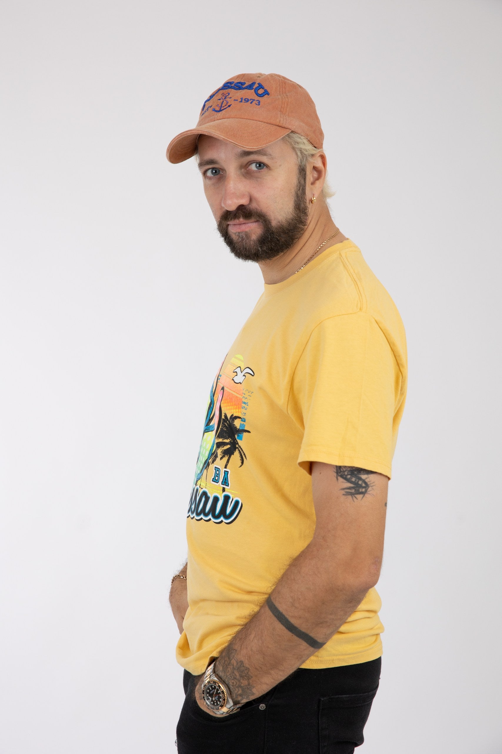 Adult Solid T-shirt Citrus