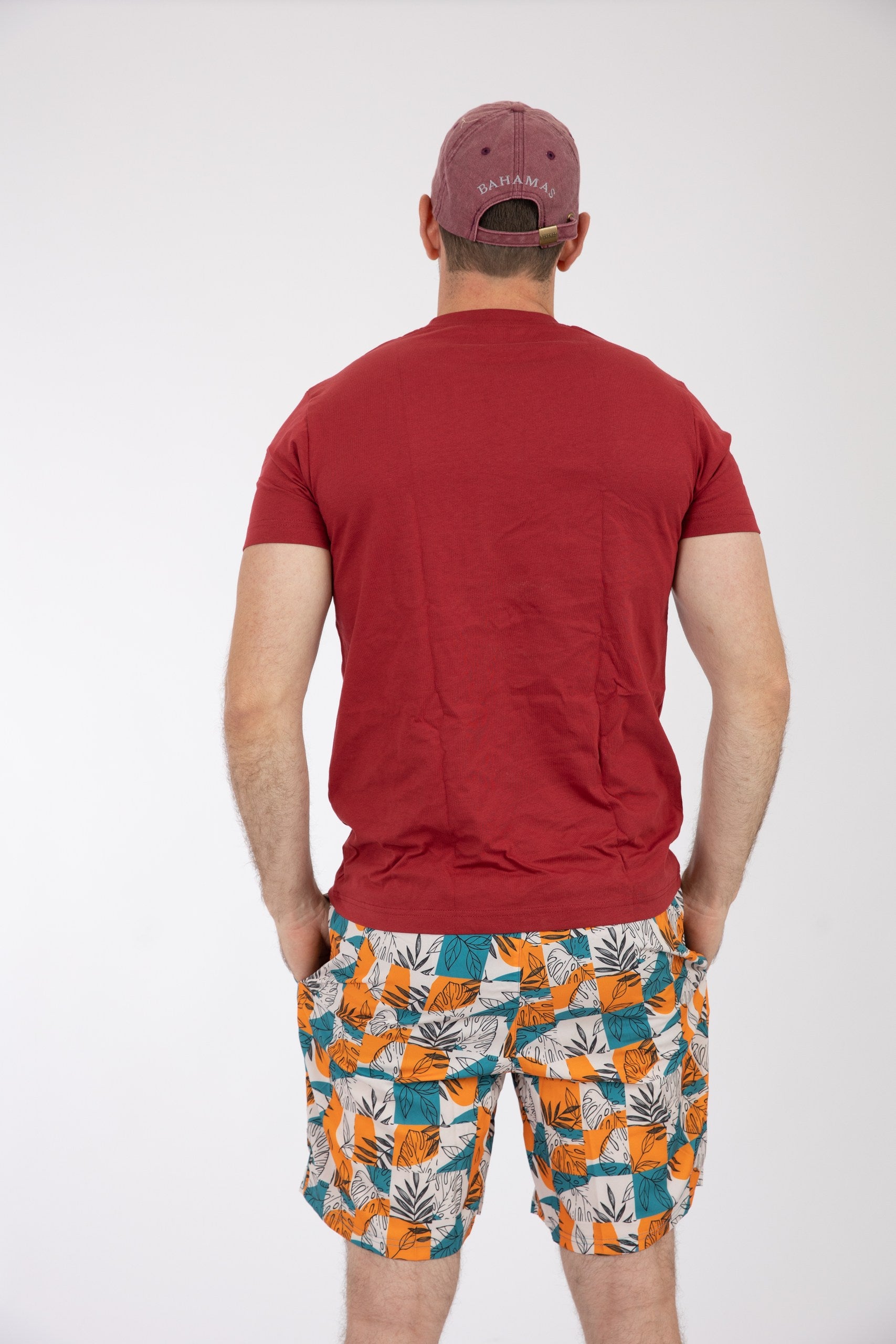 Adult Solid T-Shirts Heather Cardinal