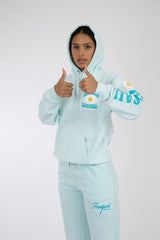 Adult Hoodie Blue Mint