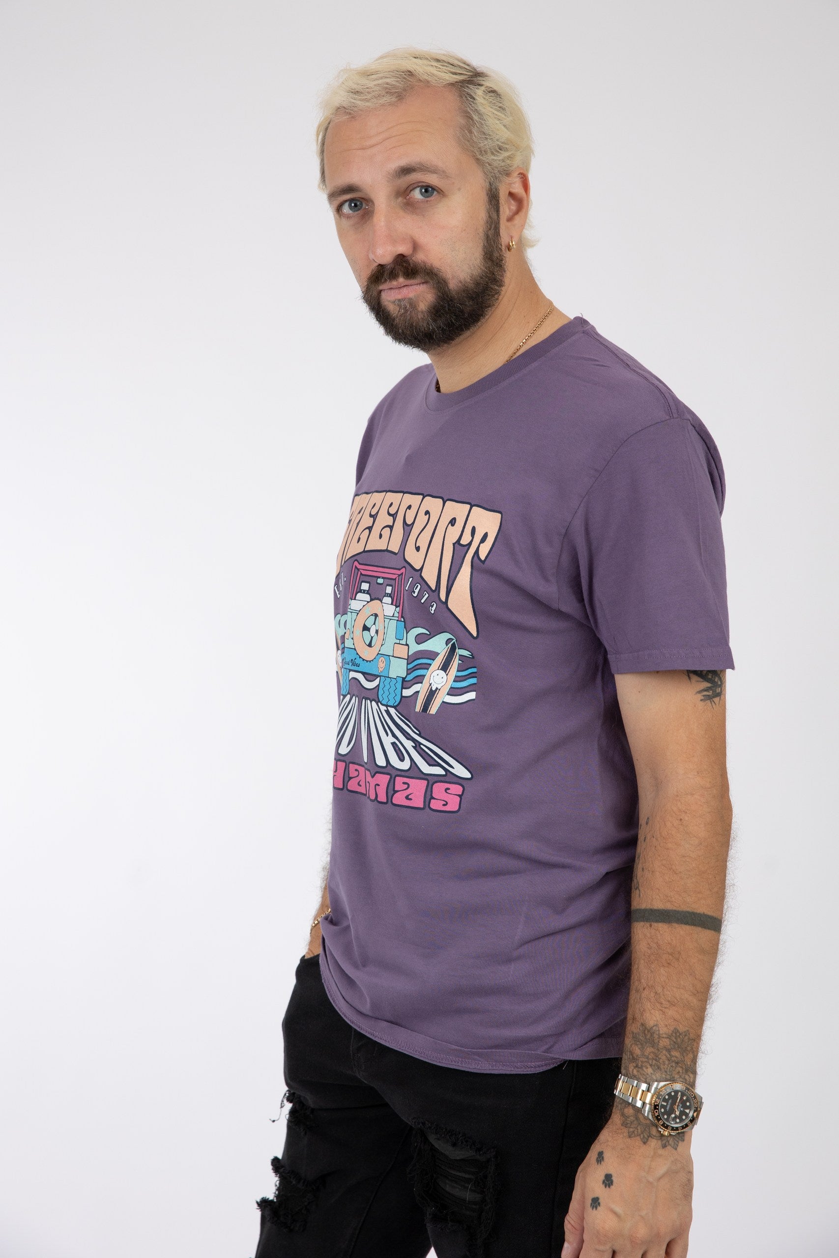 Adult Solid T-Shirts Berry