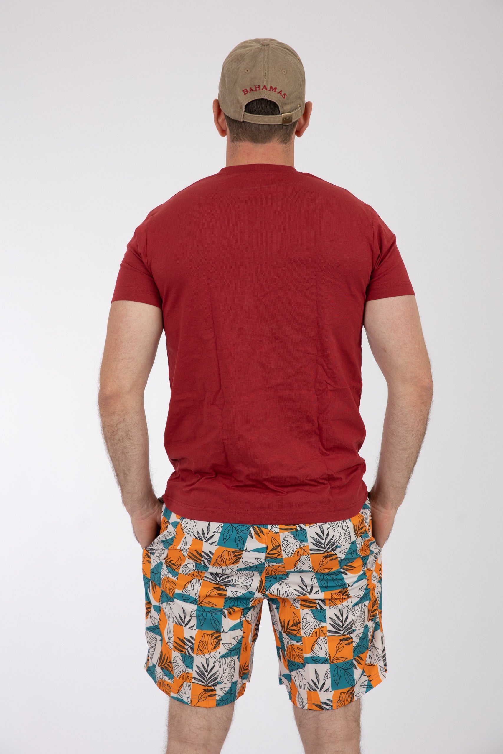 Adult Solid T-Shirts Heather Cardinal