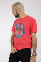 Adult Solid T-shirt Coral Silk