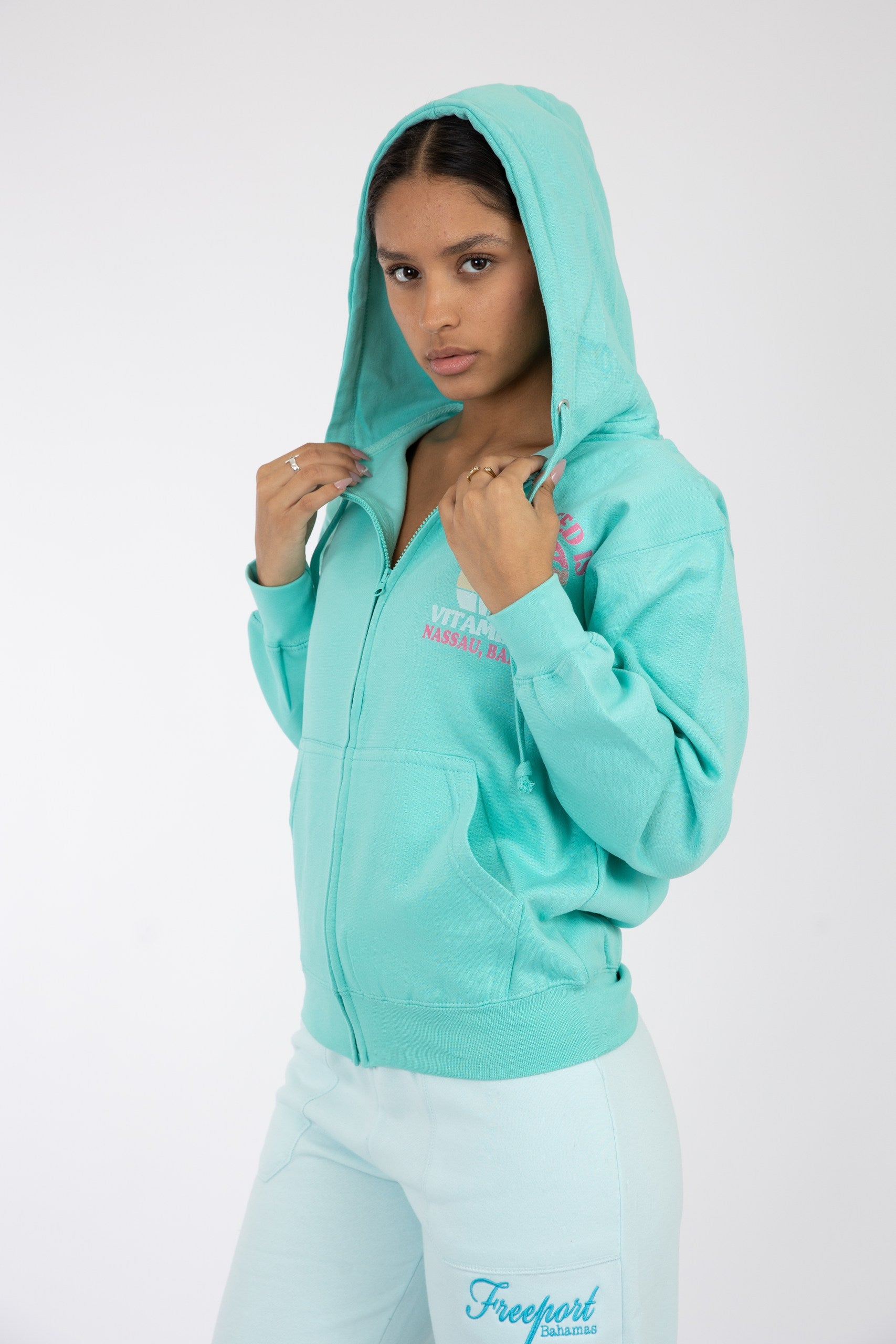 Adult Zipper Hoodie Island Reef